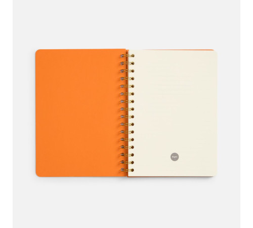 Ежедневник Spiral, недатированный, оранжевый