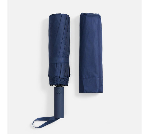 Зонт складной с УФ-защитой Ribstar, темно-синий