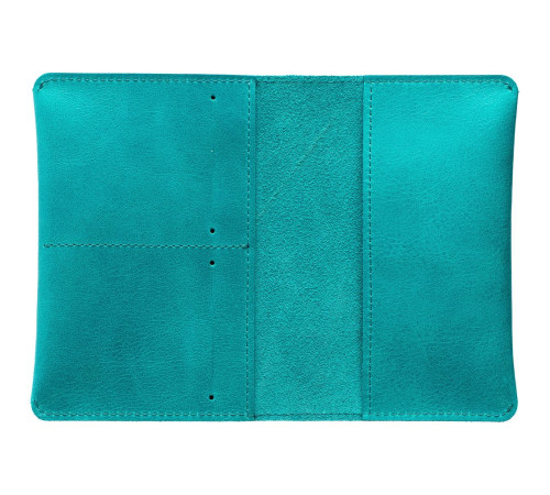 Обложка для паспорта Apache, ver.2, бирюзовая