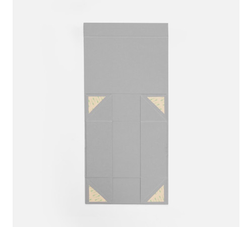 Коробка складная Quadra Fold, серая