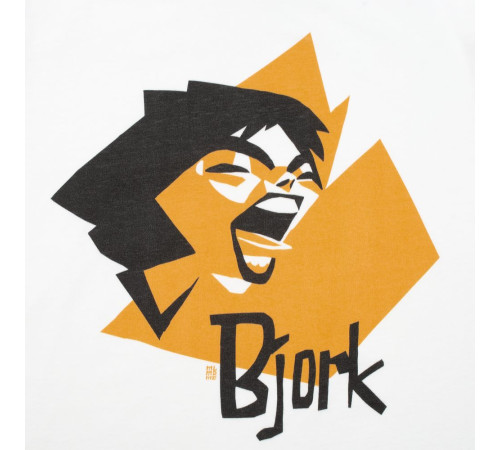 Футболка женская «Меламед. Bjork», белая