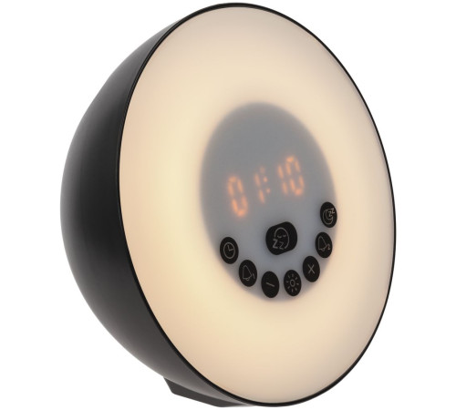 Лампа-колонка со световым будильником dreamTime, ver.2, черная