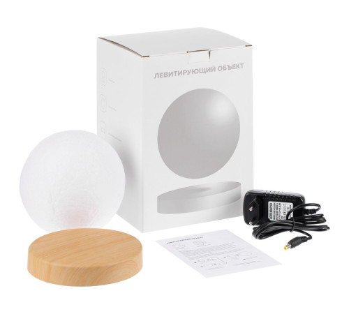 Левитирующая луна MoonFlight с пластиковой подставкой