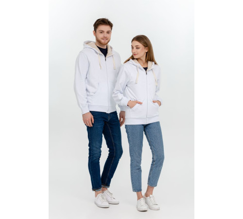 Толстовка на молнии Kulonga Sherpa, белая
