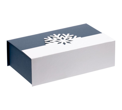 Коробка Snowish, синяя с белым