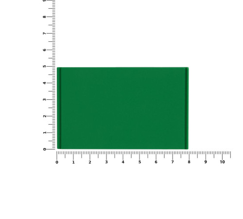 Лейбл из ПВХ Dzeta, XL, зеленый