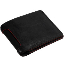 Портмоне Arrival, черное с красным