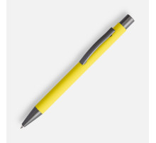 Ручка шариковая Atento Soft Touch, желтая