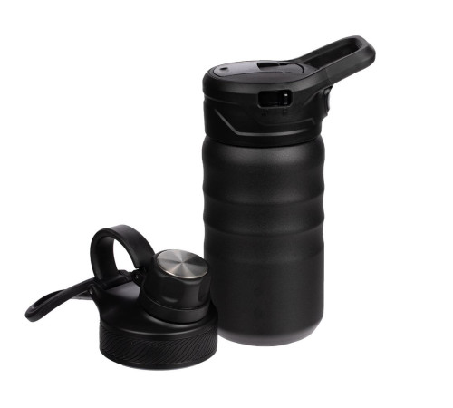 Термобутылка Fujisan 2.0 без логотипа, черная