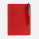 Ежедневник Tact, недатированный, красный
