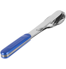 Набор походных столовых приборов Campsite, синий