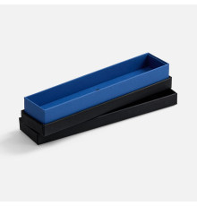 Футляр Nastro для 1 ручки, черный с синим