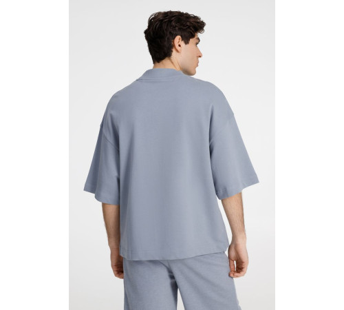 Футболка оверсайз унисекс T9, серая