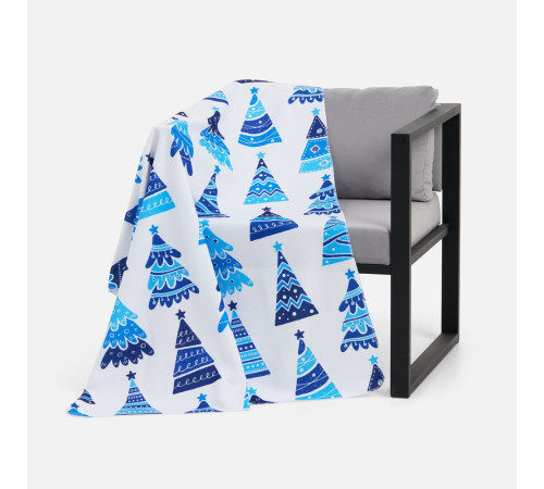 Флисовый плед Imaginario, синий