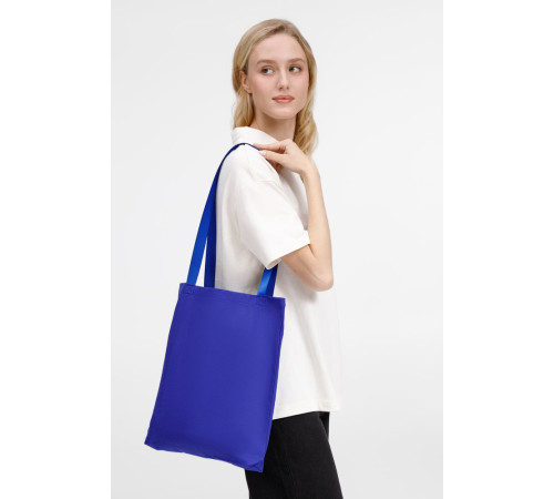 Шопер B4, синий с синими ручками