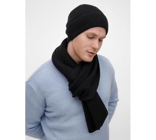 Шарф Nobilis Mono, черный