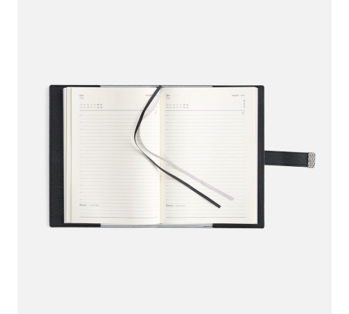 Ежедневник Repute, недатированный, черный
