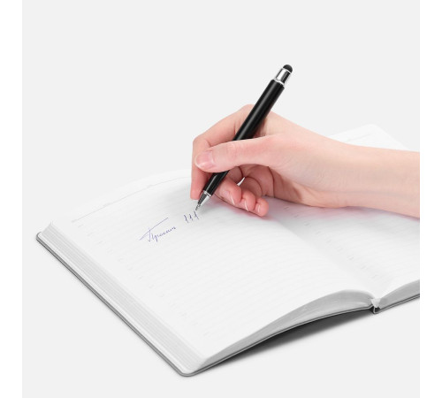 Роллер Scribo со стилусом, матовый черный