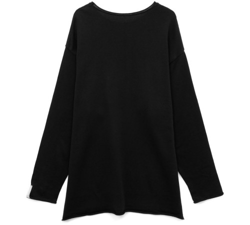 Лонгслив унисекс Siluetti Fuori, черный