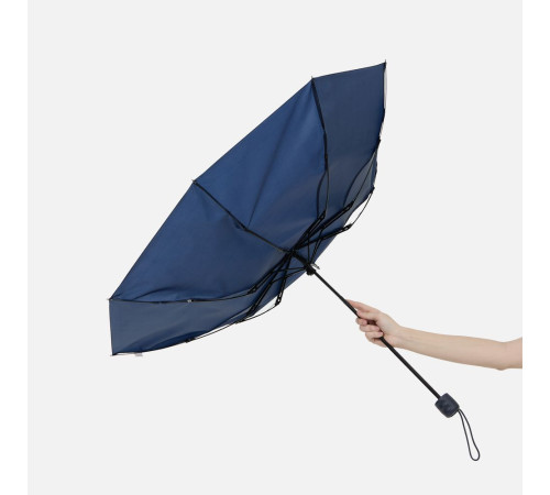 Зонт складной Basic, ver.2, темно-синий