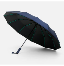 Зонт складной с УФ-защитой Ribstar, темно-синий