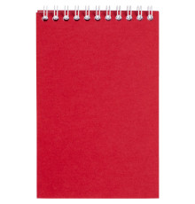 Блокнот Dali Mini в клетку, красный