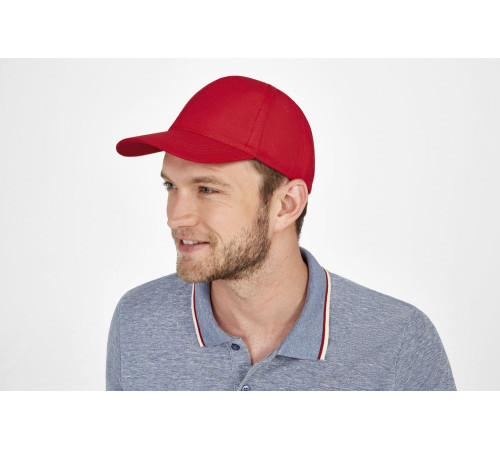 Бейсболка Buzz, серо-коричневая