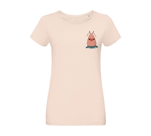 Футболка женская «Любоф-моркоф II», розовая