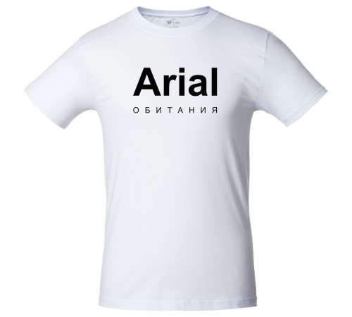 Футболка Arial обитания, белая