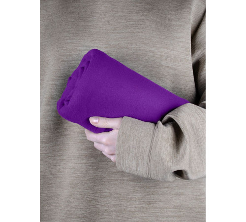 Флисовый плед Warm&Peace, фиолетовый