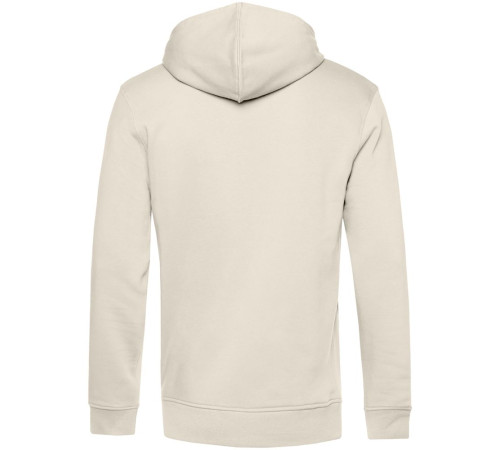 Толстовка на молнии с капюшоном унисекс BNC Inspire (Organic), молочно-белая