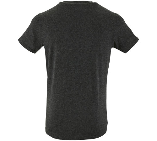 Футболка приталенная Old Patents. Knife, черный меланж