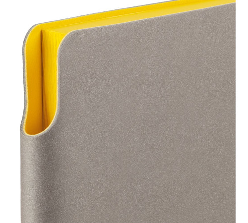 Ежедневник Flexpen, недатированный, серебристо-желтый