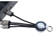 Кабель-брелок с подсветкой логотипа Lite Omniline