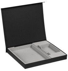 Коробка Daily под ежедневник, аккумулятор и ручку, черная