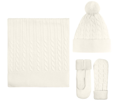 Шапка Heat Trick, белая (молочная)