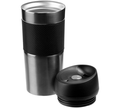 Термостакан Solingen Grip, серо-стальной