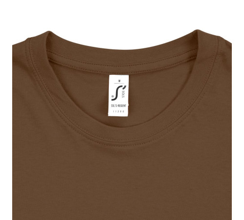 Футболка унисекс Regent 150, коричневая