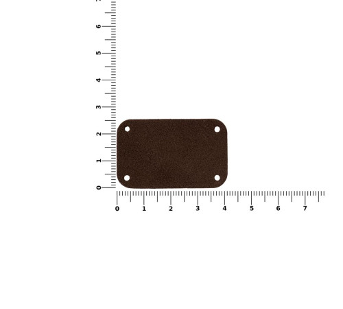 Лейбл Etha Nubuсk, S, темно-коричневый