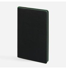 Ежедневник Trait, недатированный, черный с зеленым
