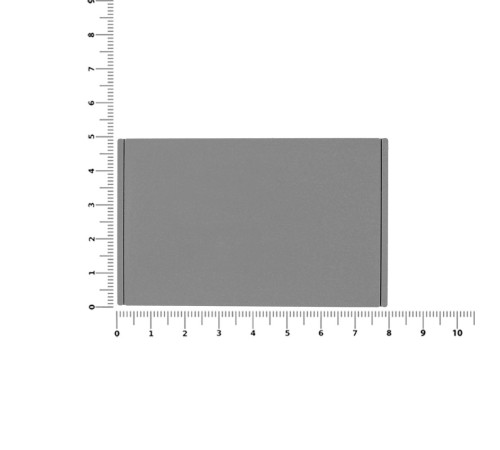 Лейбл из ПВХ Dzeta, ХL, серый