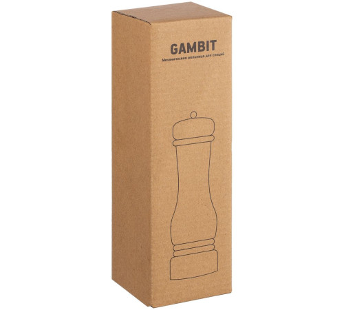 Механическая мельница для специй Gambit, белая
