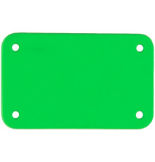Лейбл из ПВХ Kreta, S, зеленый неон