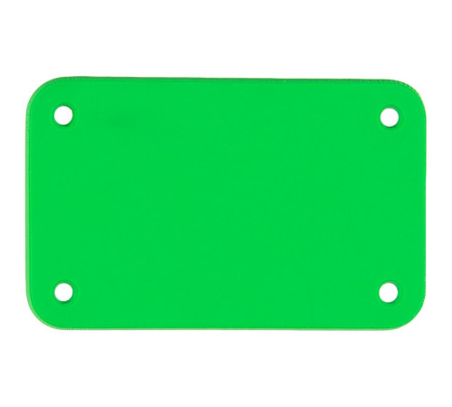 Лейбл из ПВХ Kreta, S, зеленый неон