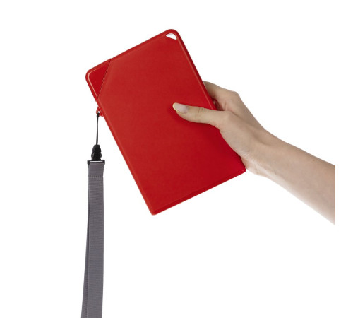 Плоская бутылка для воды Flacon, красная