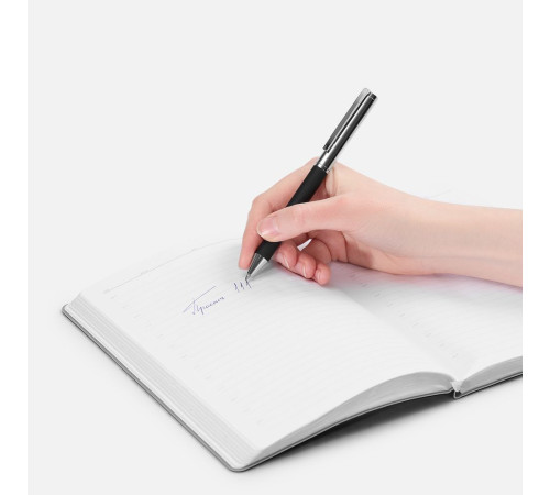 Ручка шариковая Eyeshot Soft Touch, черная