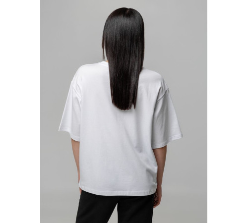 Футболка унисекс оверсайз Street Vibes, молочно-белая