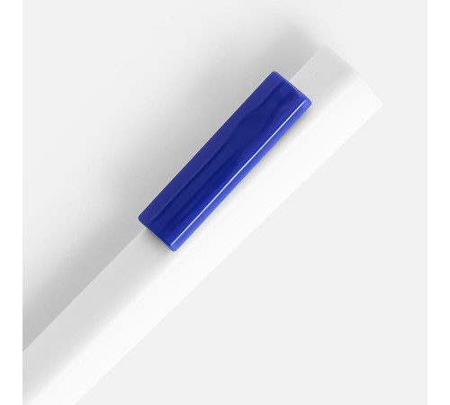 Ручка шариковая Swiper SQ, белая с синим