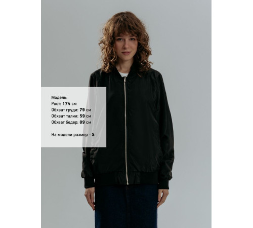 Бомбер Wigton, черный