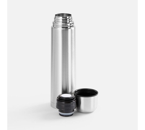 Термос Plain 1000, ver.2, серебристый